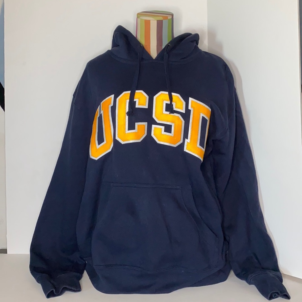 UCSD Navy Blue Official Embroidered Hoodie